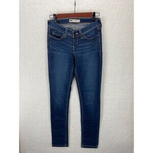 Levi’s Women’s W26 L32 Skinny Jeans Blue‎ Demi Curve Low Rise Stretch Denim